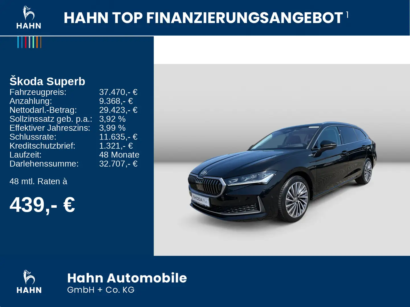 Skoda Superb Combi L&K 1.5TSI Matrix Pano AHK ACC Navi Zwart - 2