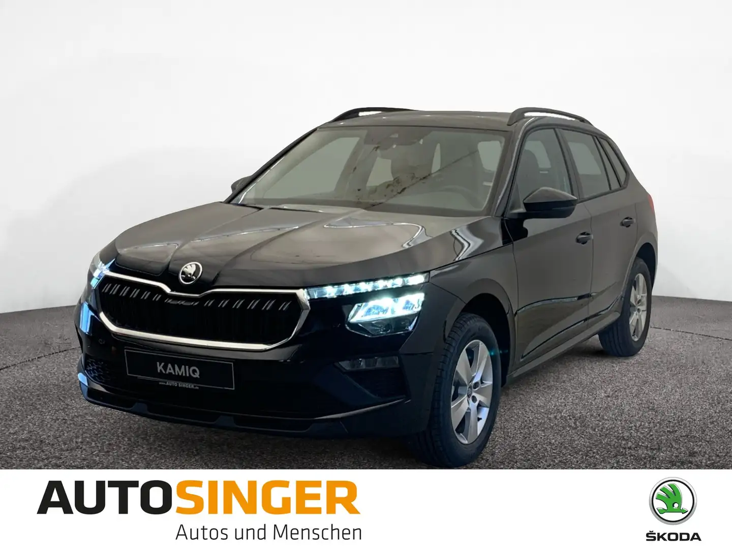 Skoda Kamiq Essence 1.0 TSI *AHK*LED*GRA*PDC*SHZ*ALU* Schwarz - 1