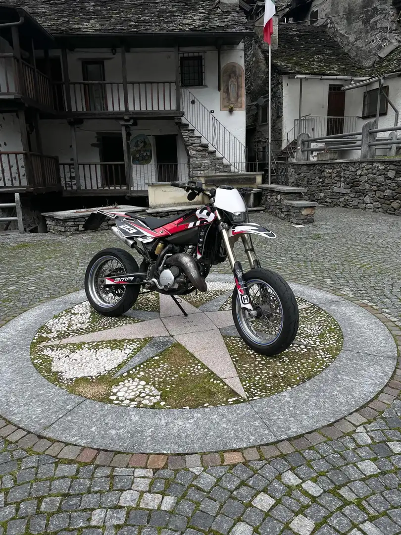 Husqvarna SM 125 pistone e vari lavori appena fatti moto perfetta Fehér - 1