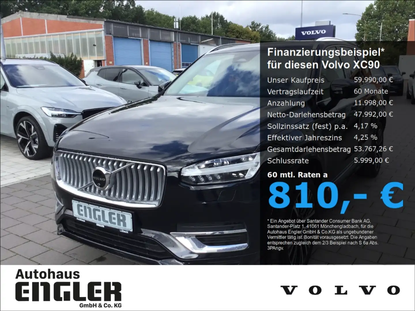 Volvo XC90 T8 Plus Bright Recharge AWD 7-Sitzer Noir - 1