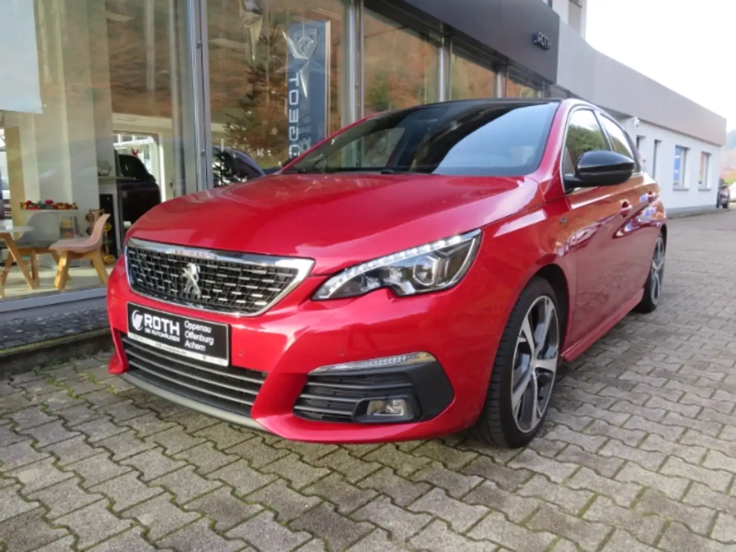 Peugeot 308 GT THP 205 Panorama Navi LED 2-Zonen-Klimaautom Ke Rot - 2