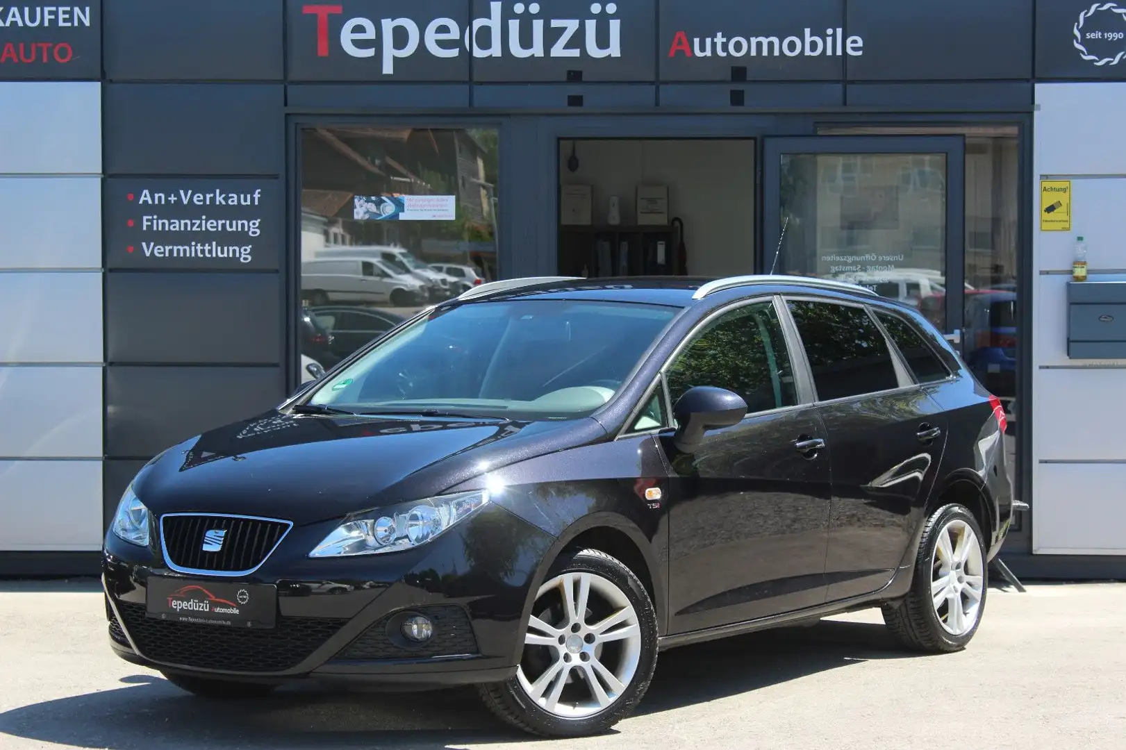 SEAT Ibiza ST Style*Klima*Tempomat*Alu*KD-NEU*TÜV NEU Zwart - 1
