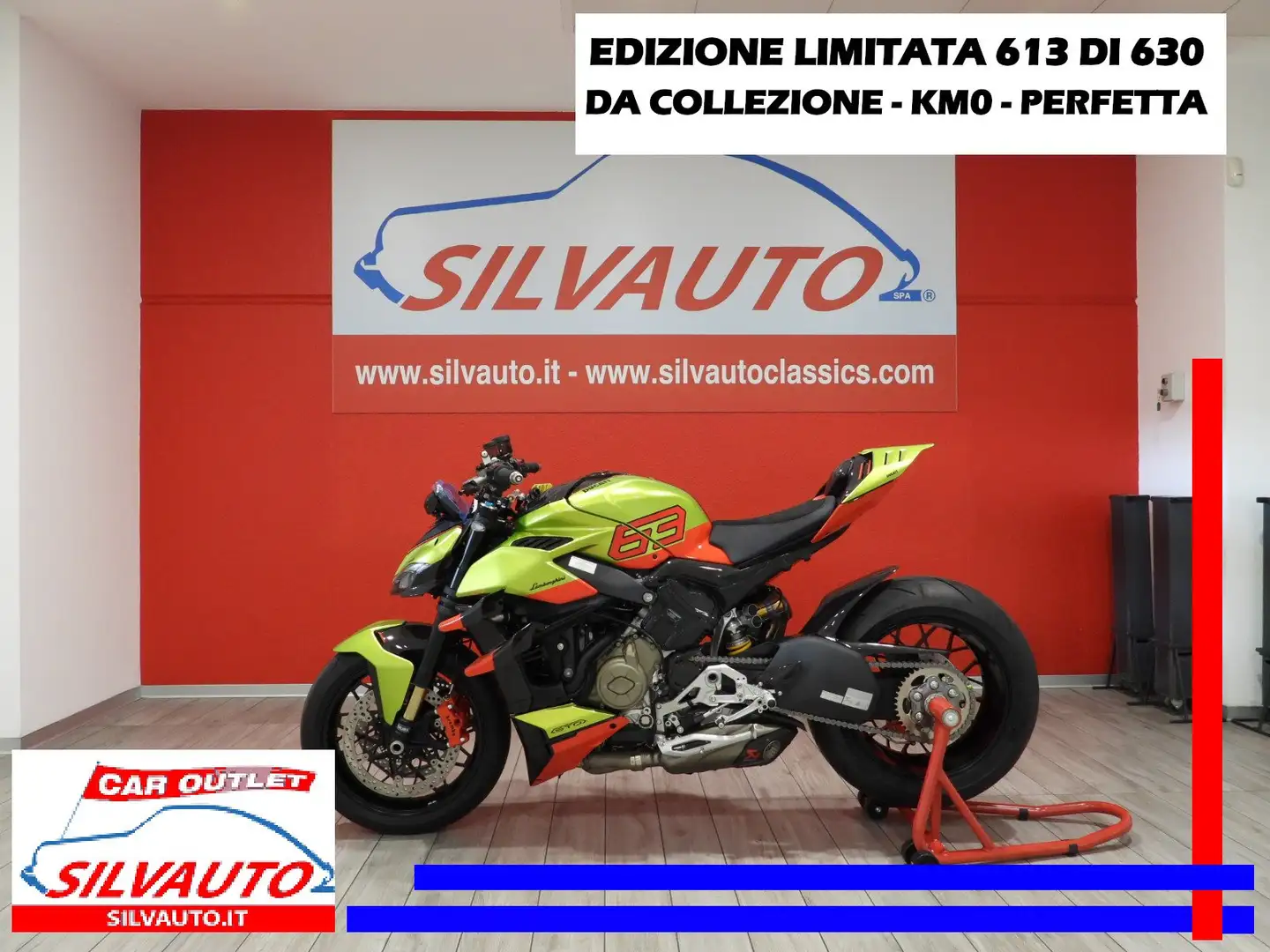 Ducati Streetfighter V4S LAMBORGHINI - NR 613 di 630 (2023) Zielony - 1