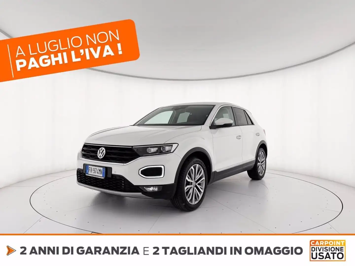 Volkswagen T-Roc 2.0 tdi advanced 4motion dsg Blanc - 1