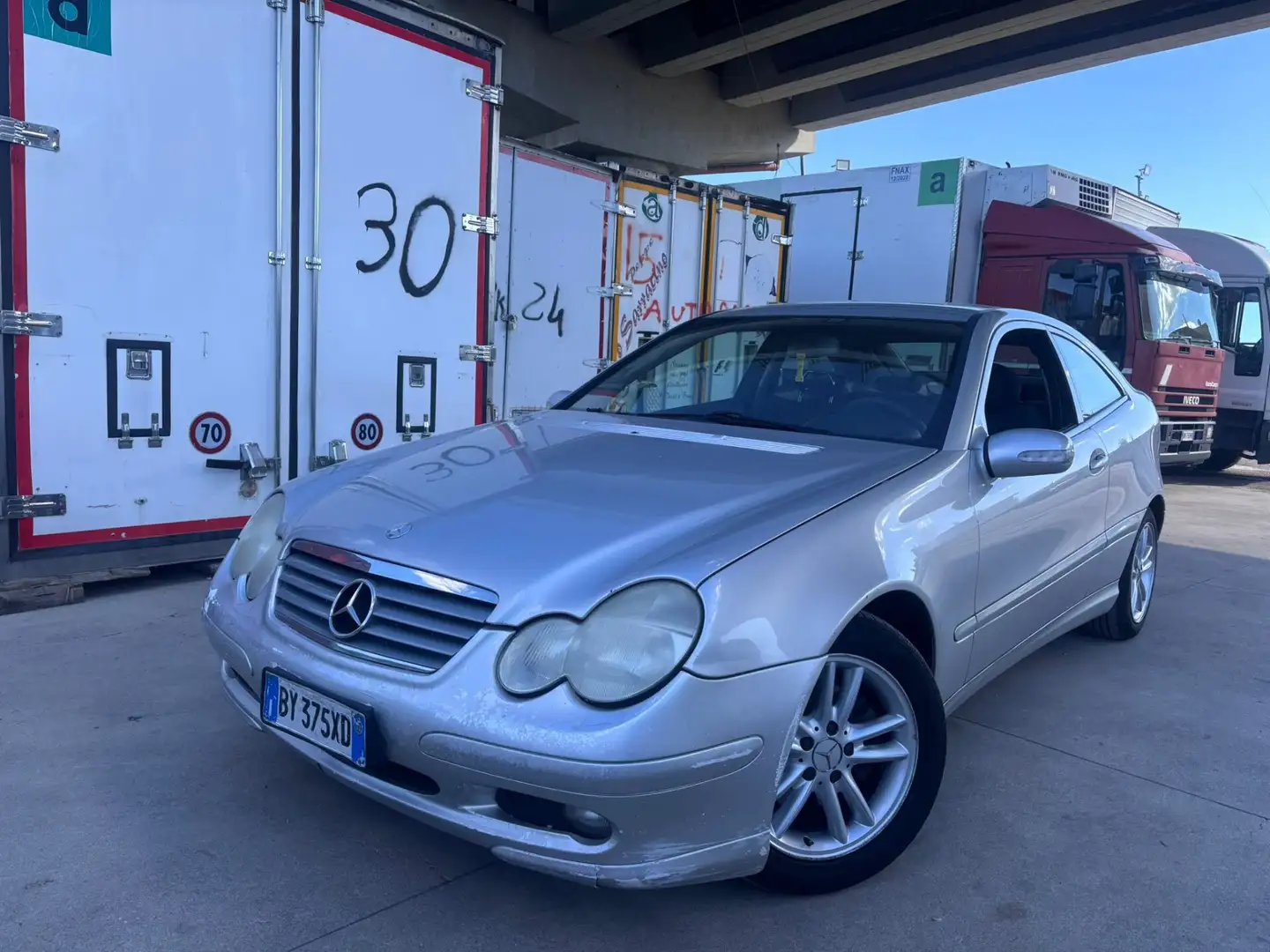 Mercedes-Benz C 220 C 220 CDI cat Sportcoupé Argento - 2