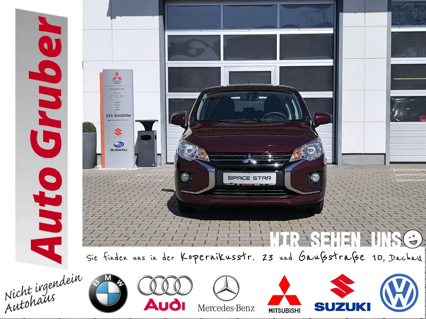 Mitsubishi Space Star Select Klima*DAB*El.Fenster*Lichtsens Rosso - 1