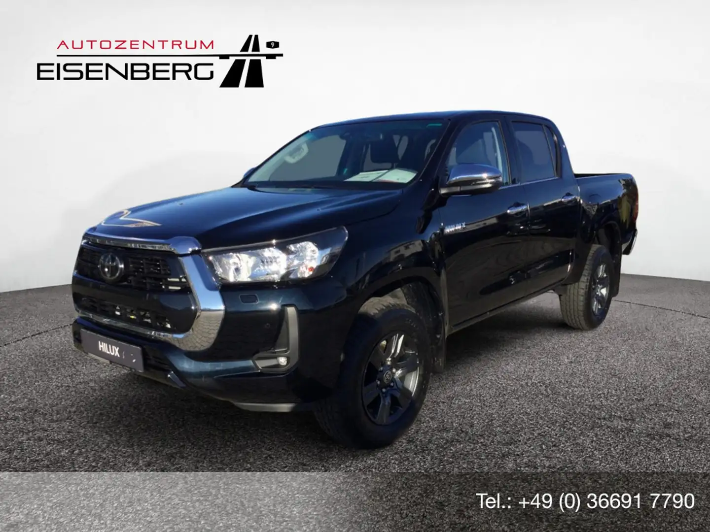 Toyota Hilux 2.4 Double Cab Comfort 4x4 Navi+Parksensoren Noir - 1