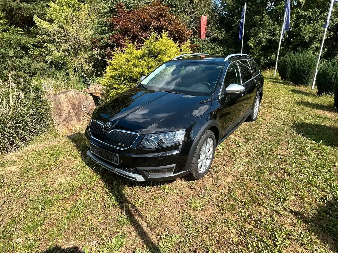 Skoda Octavia 2.0 TDI Green tec DSG 4x4 Scout Combi Schwarz - 1