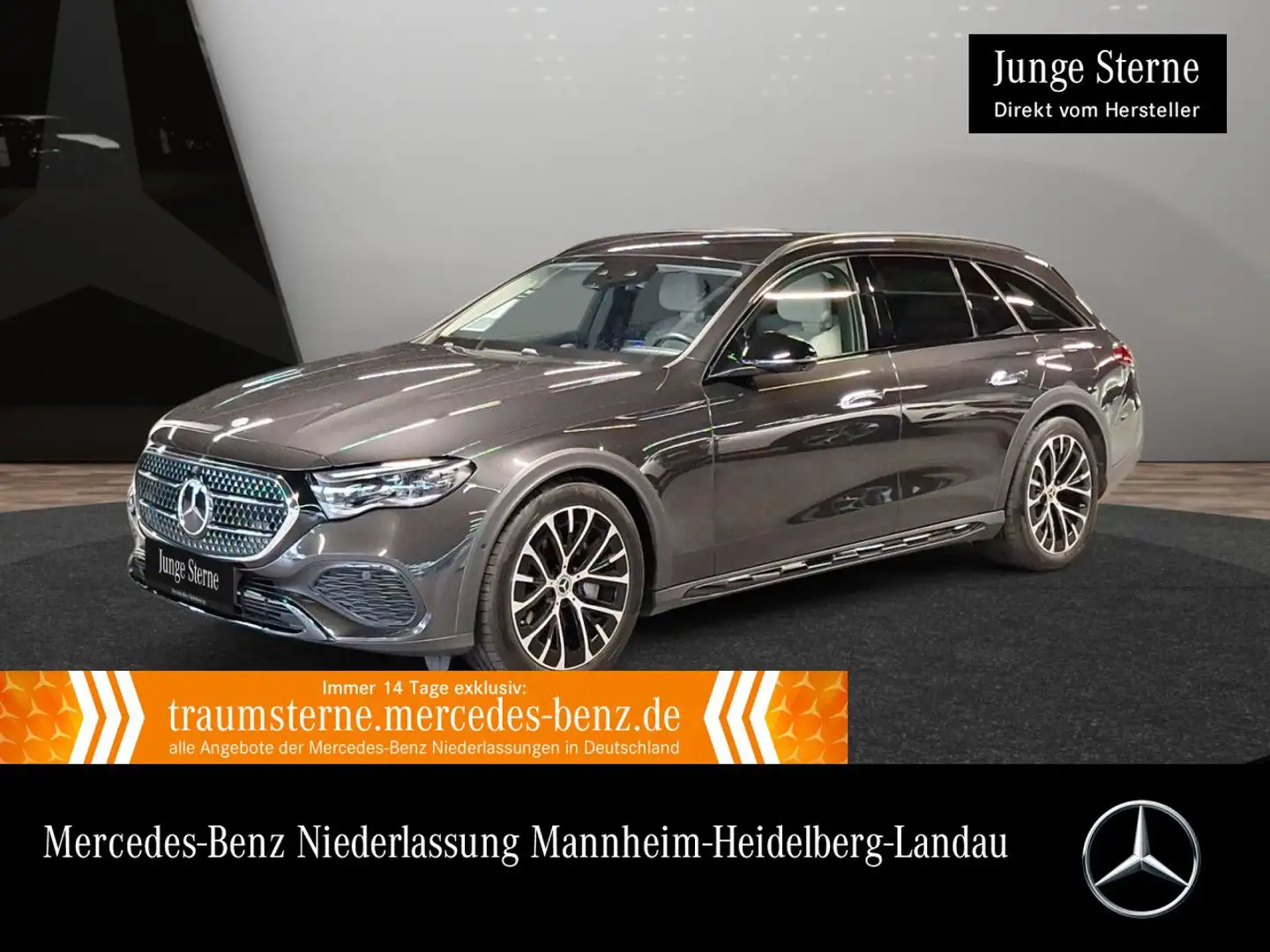 Mercedes-Benz E 300 de T 4M Hybrid Avantgarde Fahrass 360° AHK Grau - 1