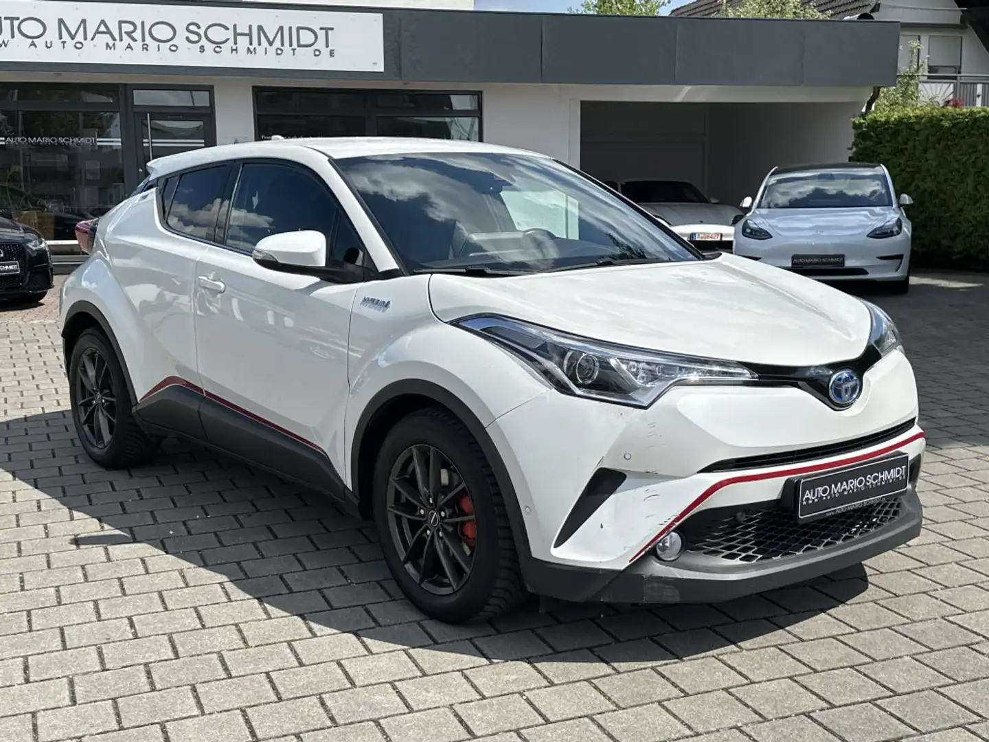 Toyota C-HR Hybrid Lounge CVT AHK RFK Blanc - 1