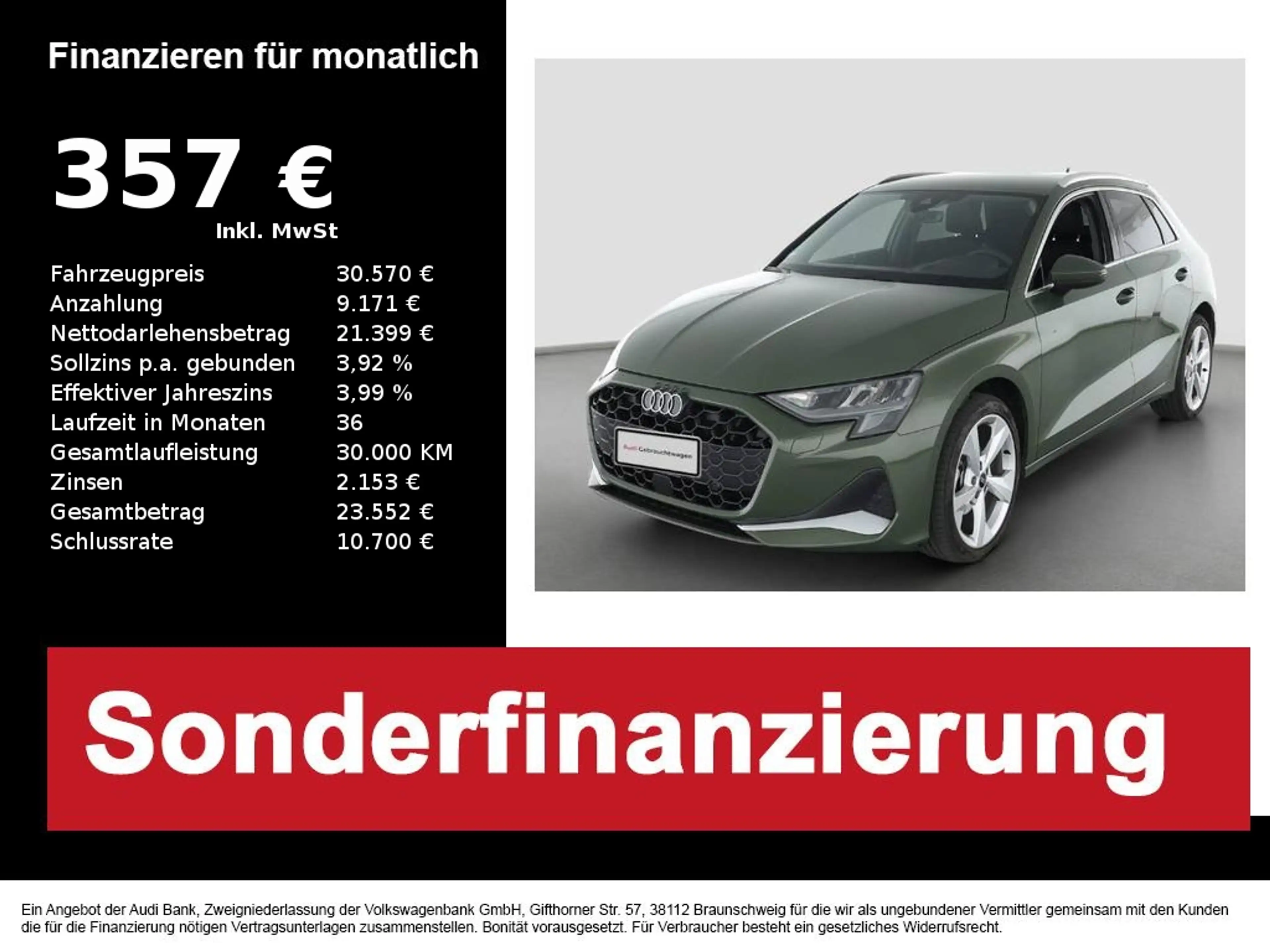 Audi A3 Advanced 30 TFSI S-tronic ACC+HUD+KAMERA+NAVI+SONO