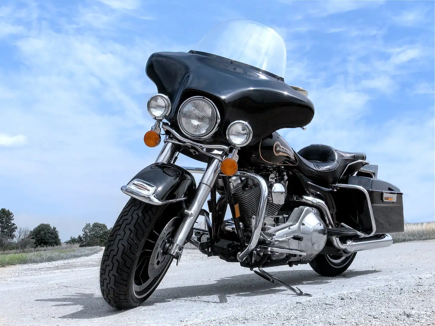 Harley-Davidson Electra Glide FLHT, 1996, 11.100Km, Originalzustand Noir - 1