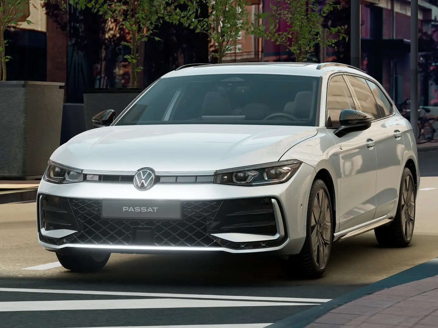 Volkswagen Passat Variant 1.5 etsi act 150cv r-line dsg + TETTO + CARGO PACK Grigio - 1