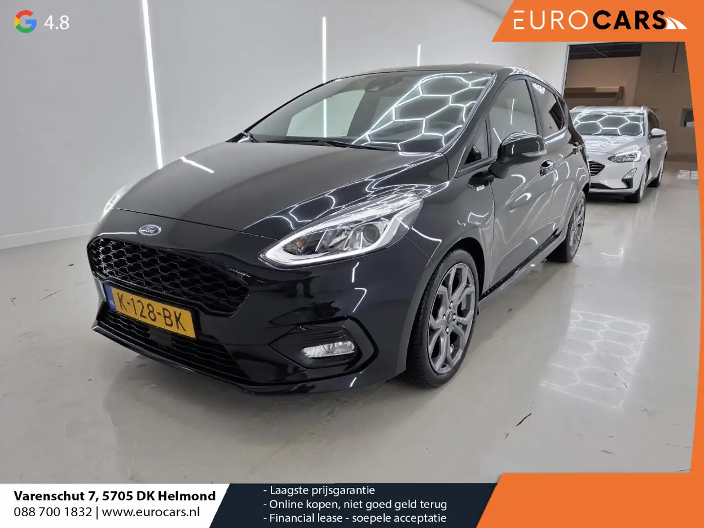 Ford Fiesta 1.0 EcoBoost ST-Line Airco ECC Navi Carplay PDC Ac Schwarz - 1