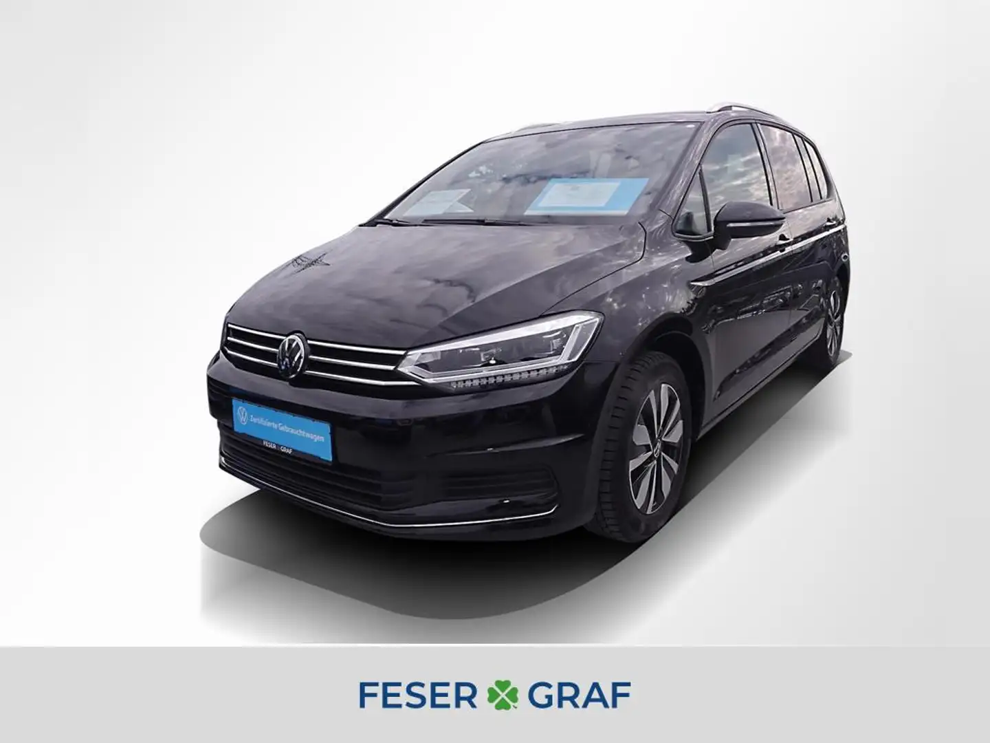 Volkswagen Touran 2.0 TDI Goal DSG 7Si ACC AHK LED Navi 16" Schwarz - 1