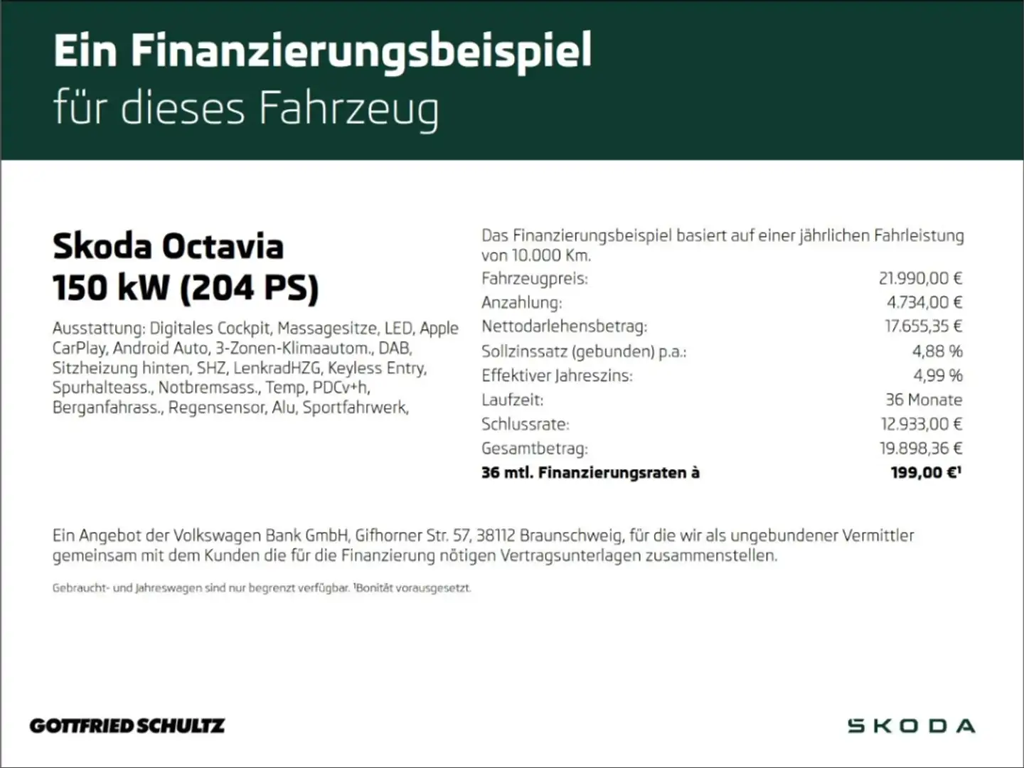 Skoda Octavia Com. 1.4 TSI iV DSG LED APP SHZ PDC LM ZV Noir - 2