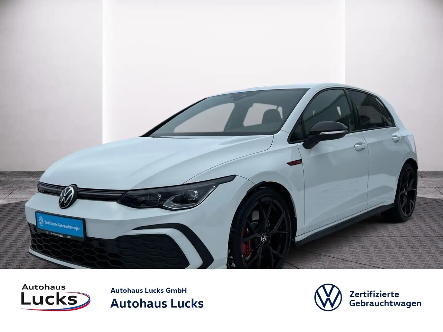 Volkswagen Golf VIII 2.0 GTI Matrix AHK Stdhzg Black Style Weiß - 1