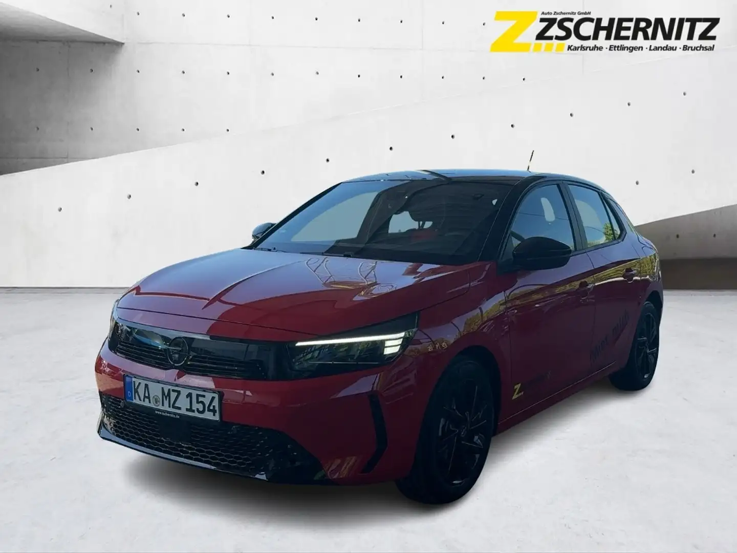 Opel Corsa F 1.2 Turbo YES Klima Temp. Bluetooth PDC Rot - 2