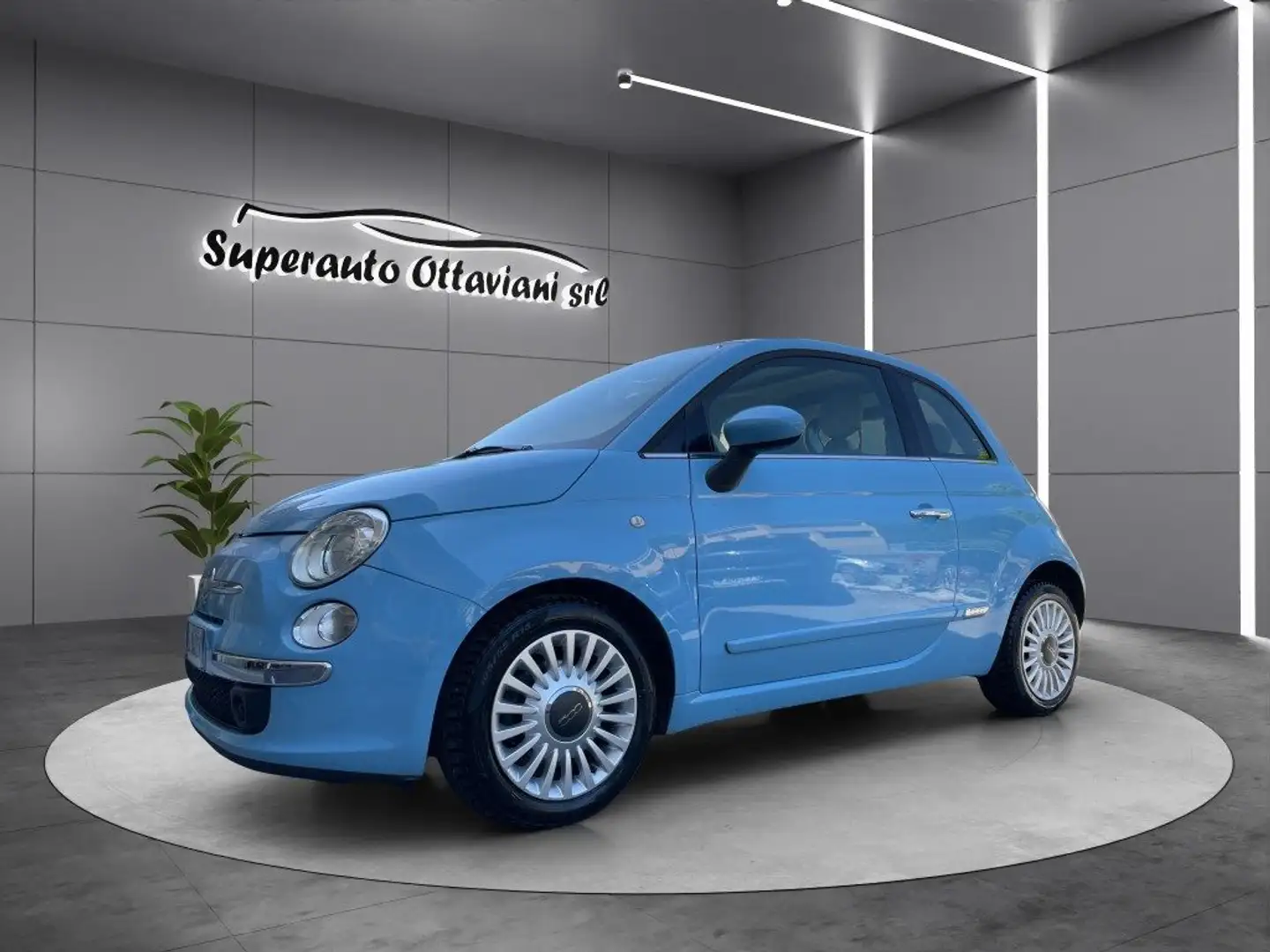 Fiat 500 0.9 TwinAir Turbo Lounge Blu/Azzurro - 1