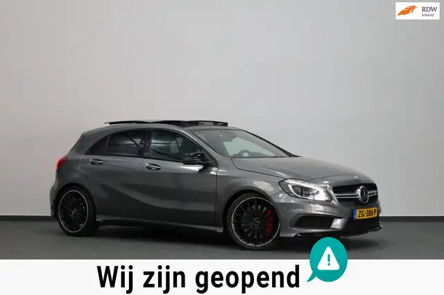 Mercedes-Benz A 45 AMG 4MATIC 361+PK LED/LEER+S.VERWARMING+MEMORY/19" LMV
