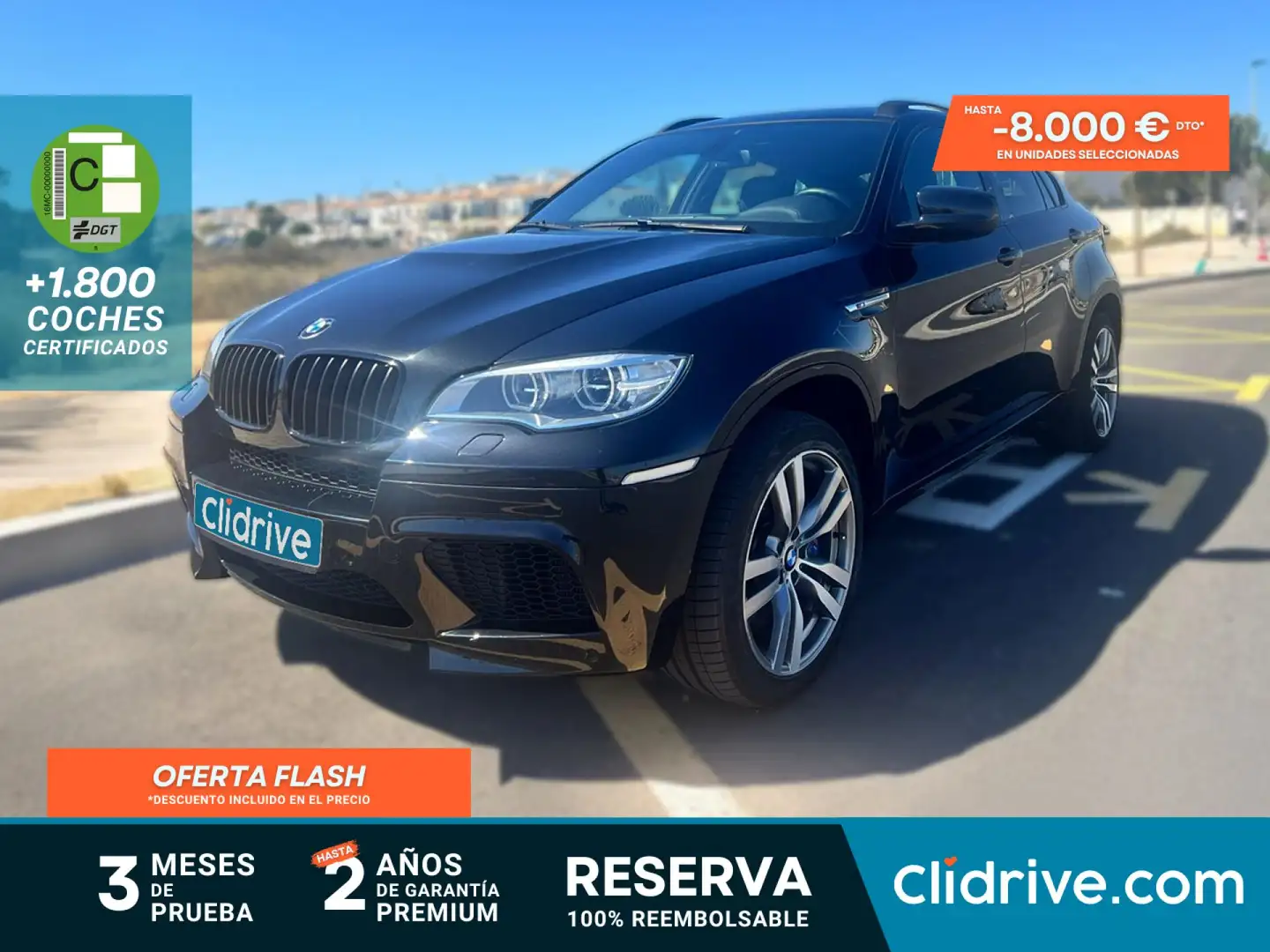 BMW X6 M Zwart - 1