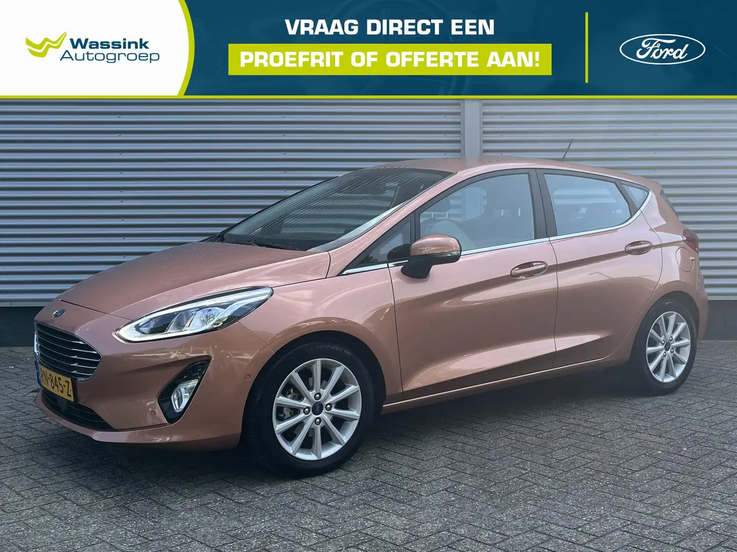 Ford Fiesta 1.0 EcoBoost 100pk 5dr Titanium | B&O | Camera | S Orange - 1