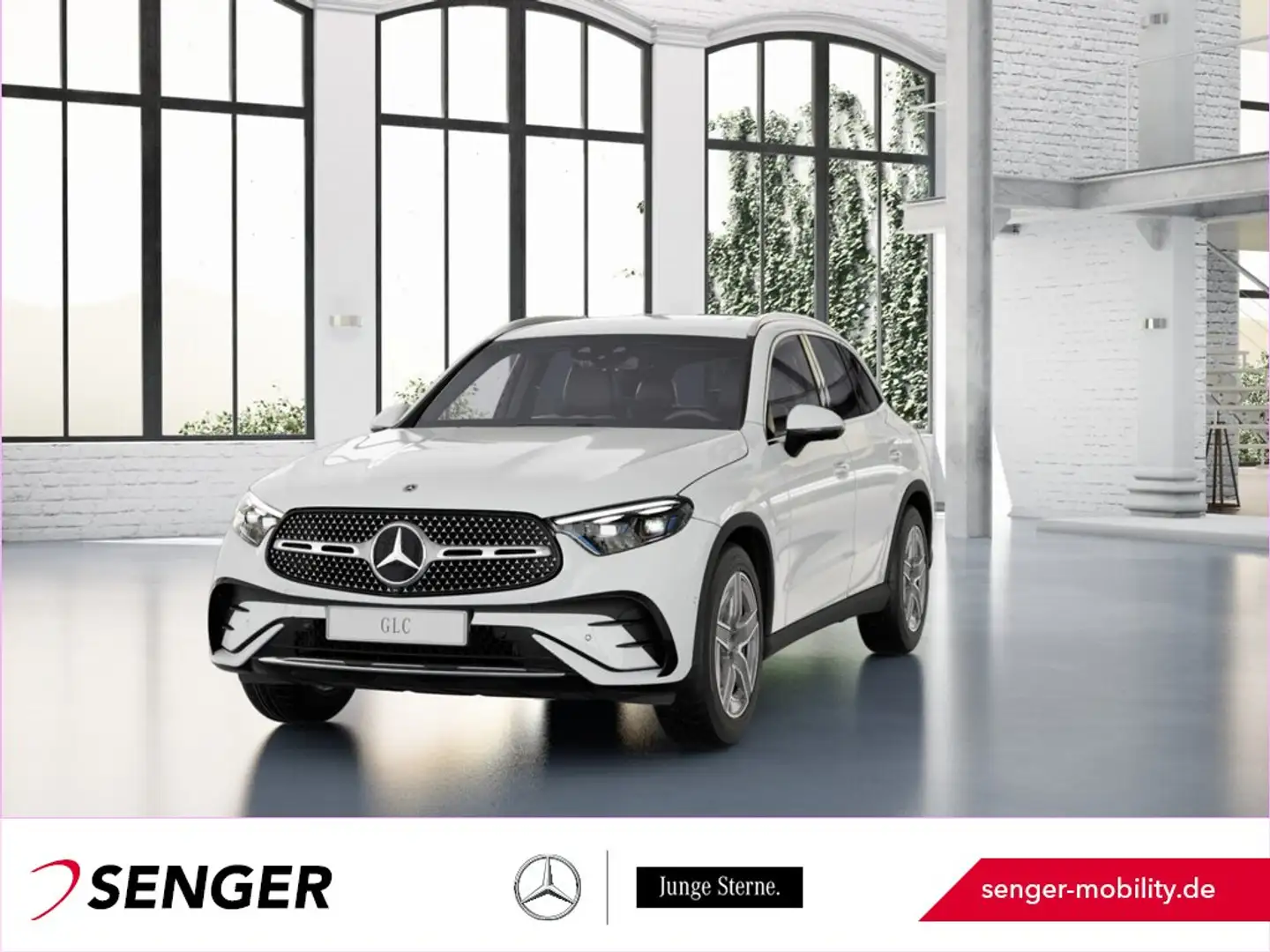 Mercedes-Benz GLC 220 d 4M AMG DigitalLight Airmatic Distronic Blanc - 1