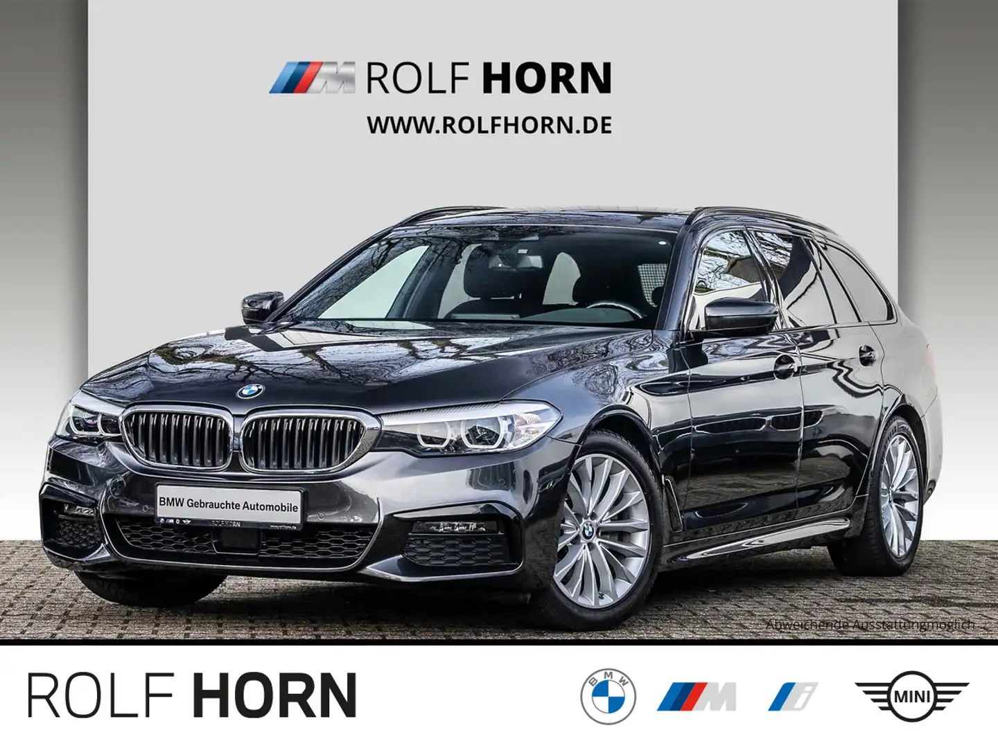 BMW 520 d Touring M Sportpaket Navi Pano HiFi Klima Grau - 1