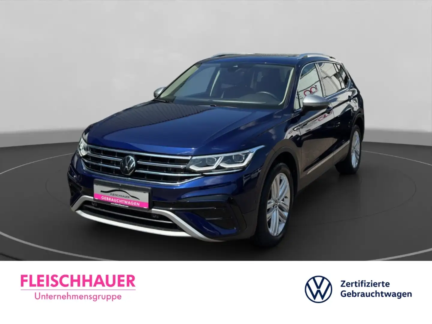 Volkswagen Tiguan Allspace Elegance 2,0TDI 4Motion StHz+AHK+Pano+Navi+CarPlay Bleu - 1