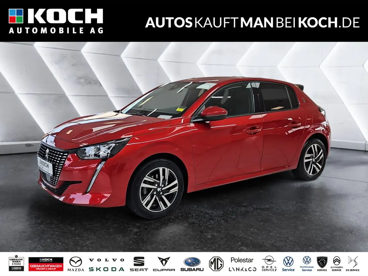 Peugeot 208 PureTech Road Trip LED LEDER KLIMA KAMERA APP Rot - 1