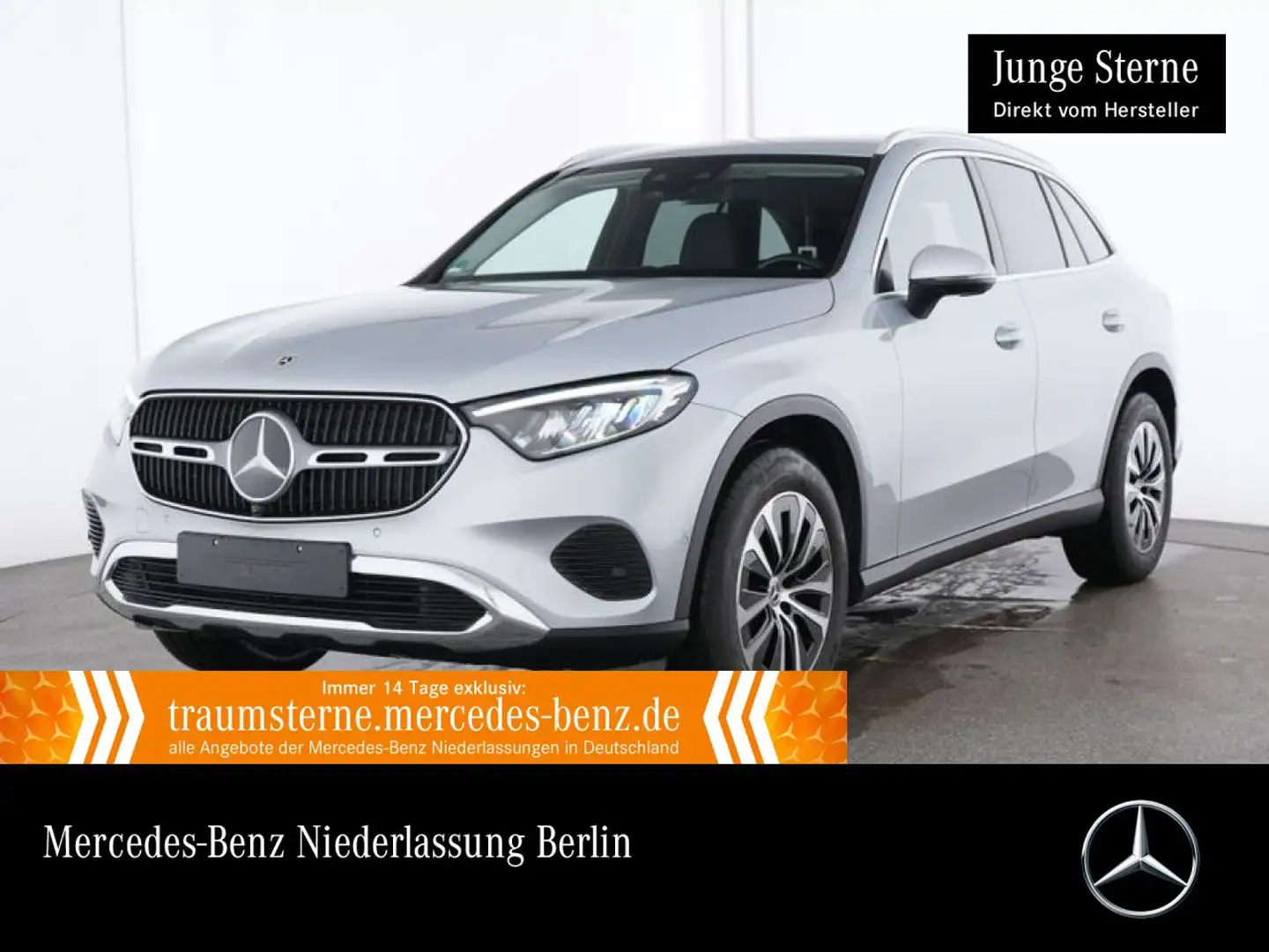 Mercedes-Benz GLC 200 4M AVANTG+AHK+LED+KAMERA+KEYLESS+9G Silber - 1