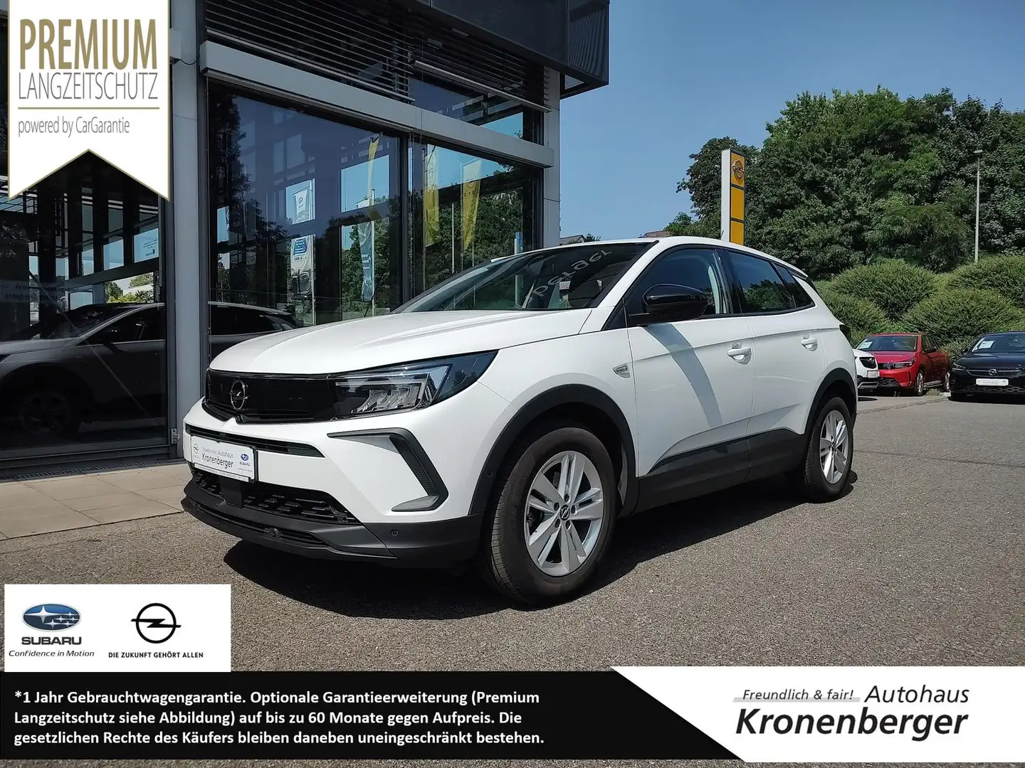Opel Grandland 1.2 Klimaautomatik Multimedia R-Kamera Weiß - 1