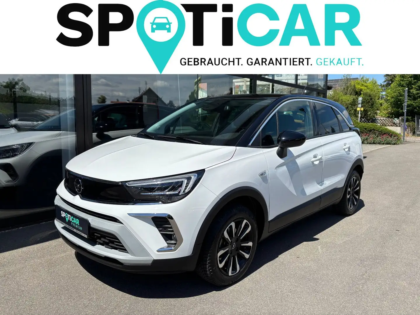 Opel Crossland X Crossland 1.2T RFK+SHZ+LHZ+CARPLAY+KLIMAAUTOM. Blanc - 1