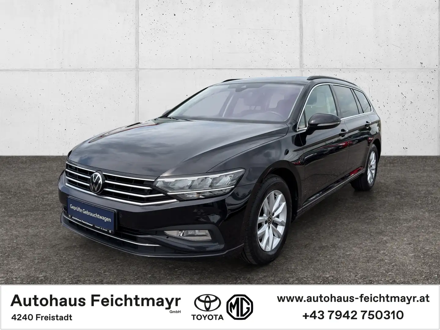Volkswagen Passat 2,0 Business TDI DSG 5t. Schwarz - 1