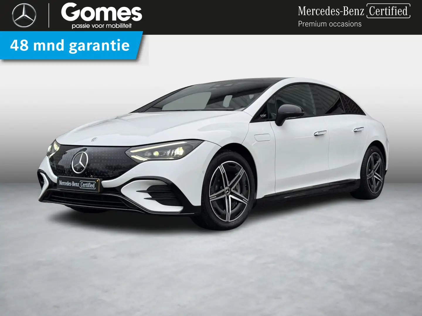Mercedes-Benz EQE 350 4Matic AMG | Achterasbesturing | Panoramadak | Wit - 1