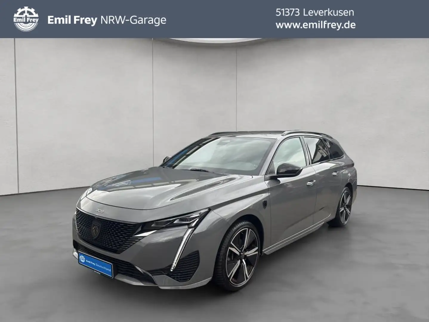 Peugeot 308 SW PureTech 130 EAT8 GT ALCANTARA+AHK+NAVI+LED Grijs - 1