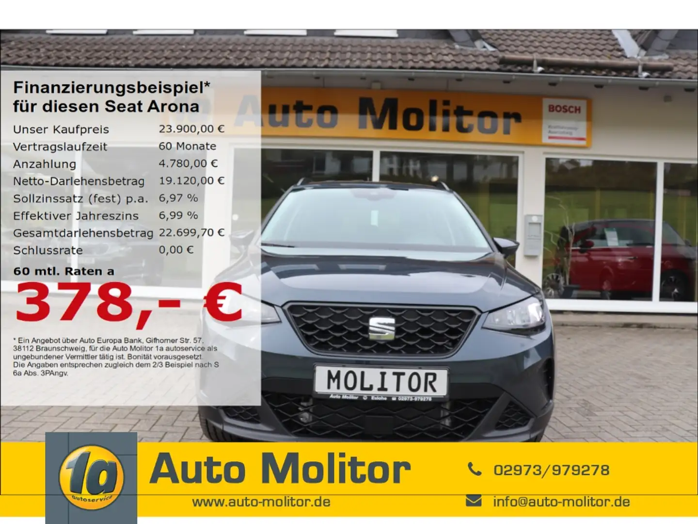 SEAT Arona Style Edition 1.0 TSI EU6e digitales Cockpit LED S Gris - 1