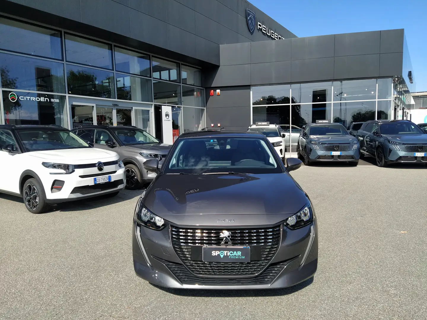 Peugeot 208 1.2 PureTech 100cv EAT8 ALLURE NAVI USATO Gris - 2
