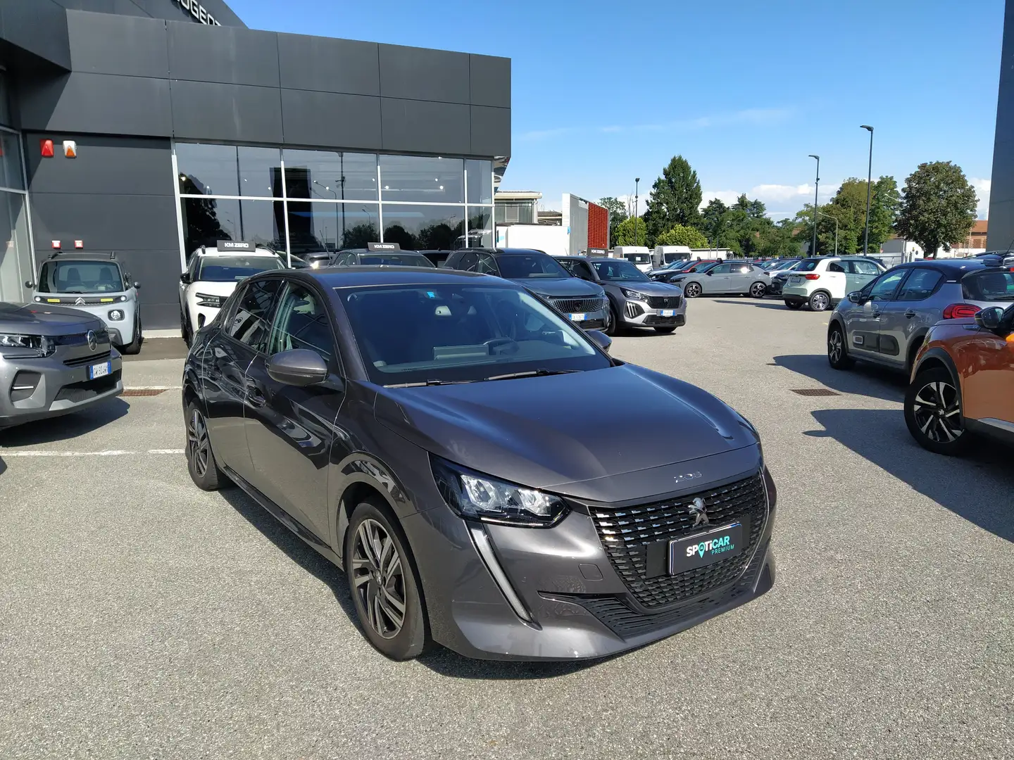Peugeot 208 1.2 PureTech 100cv EAT8 ALLURE NAVI USATO Gris - 1