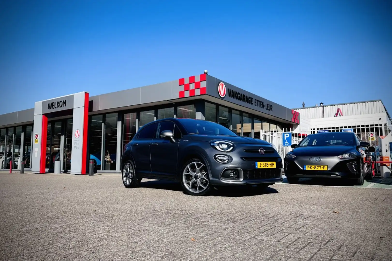 Fiat 500X 1.3 GSE Sport | ADAPT. CRUISE | STOELVERWARMING | Gris - 2