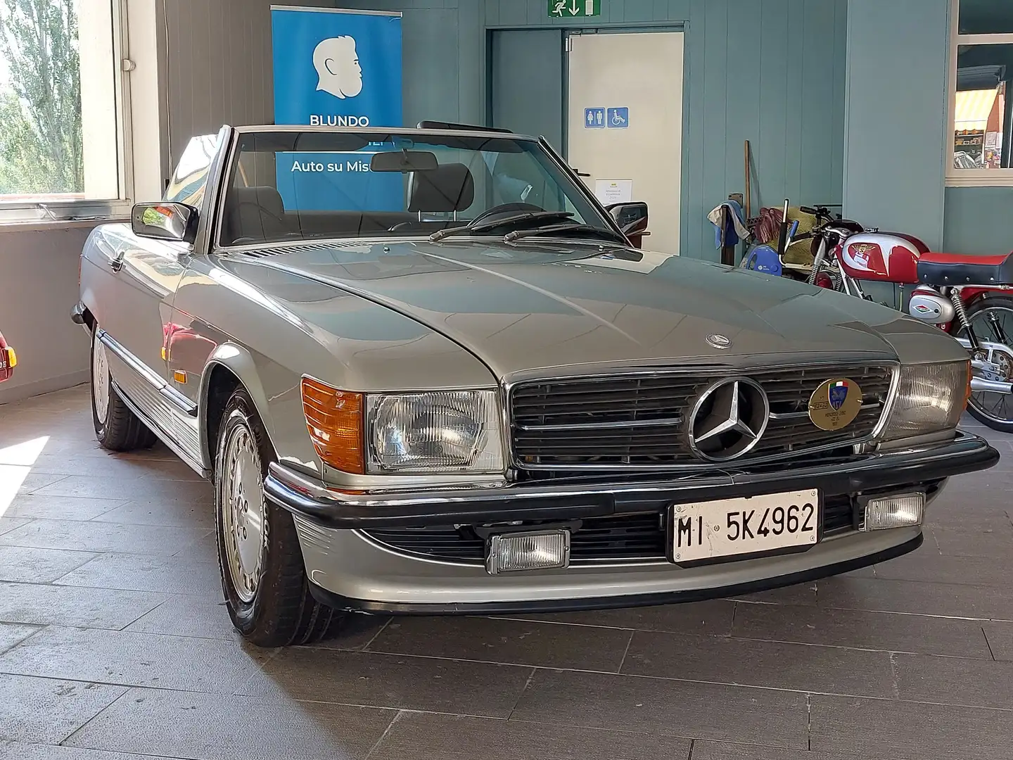 Mercedes-Benz SL 420 UNA DELLE 2148 PRODOTTE! ASI ORO Argintiu - 1