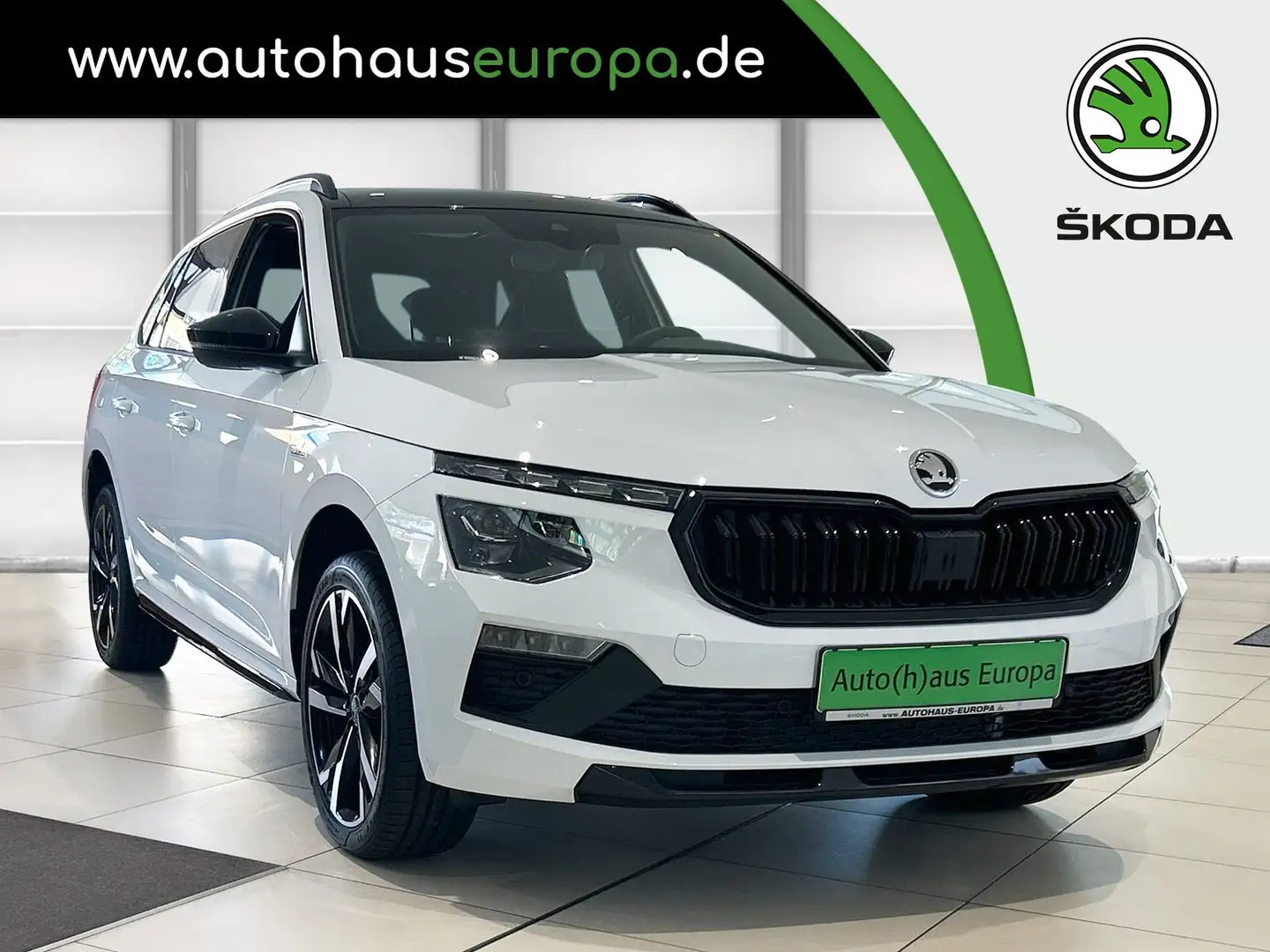 Skoda Kamiq 1.5 TSI DSG Monte Carlo AHK KAM PC SHZ Weiß - 1