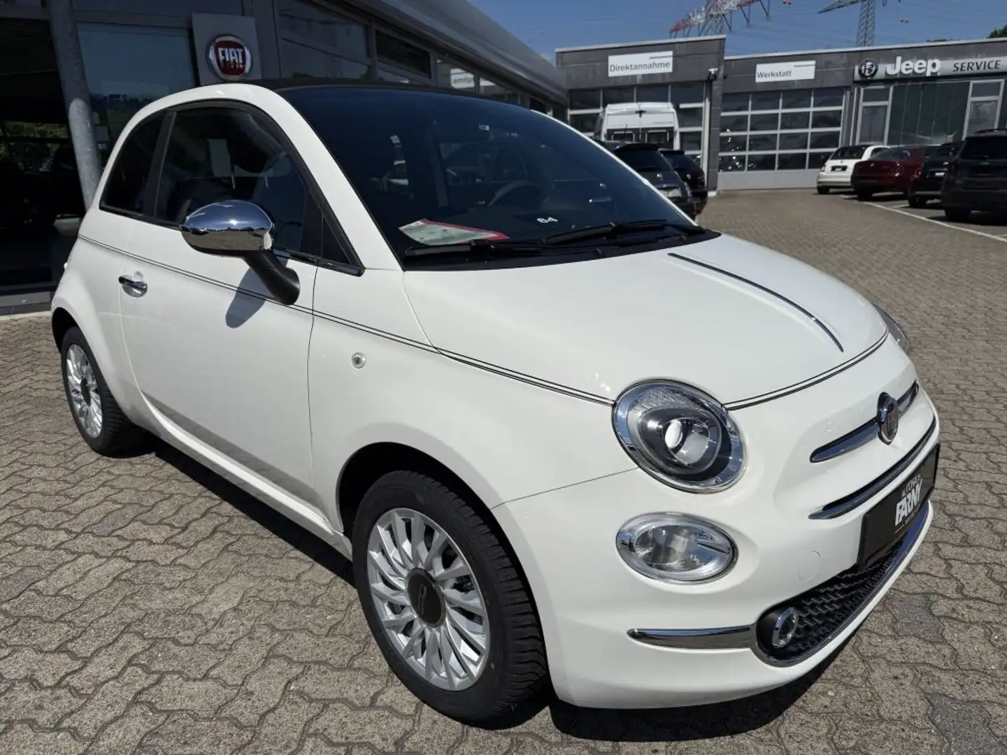 Fiat 500 C 1.0 GSE Hybrid Dolcevita Weiß - 1