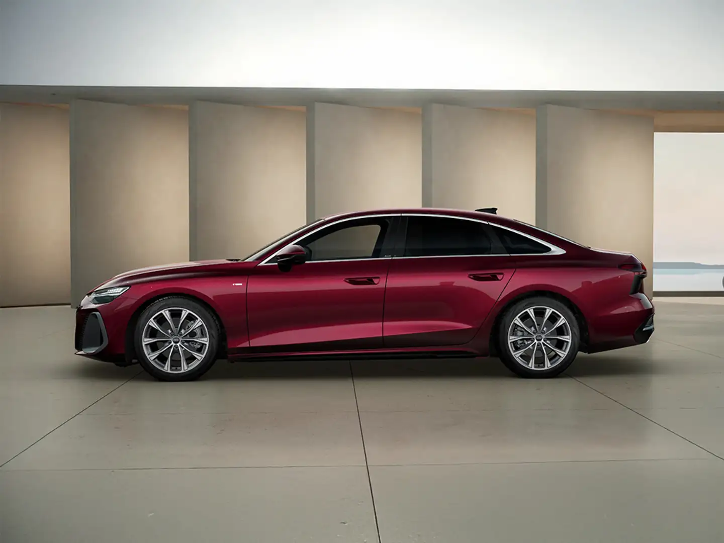 Audi A6 2.0TDI S line S tronic 150kW Rojo - 2