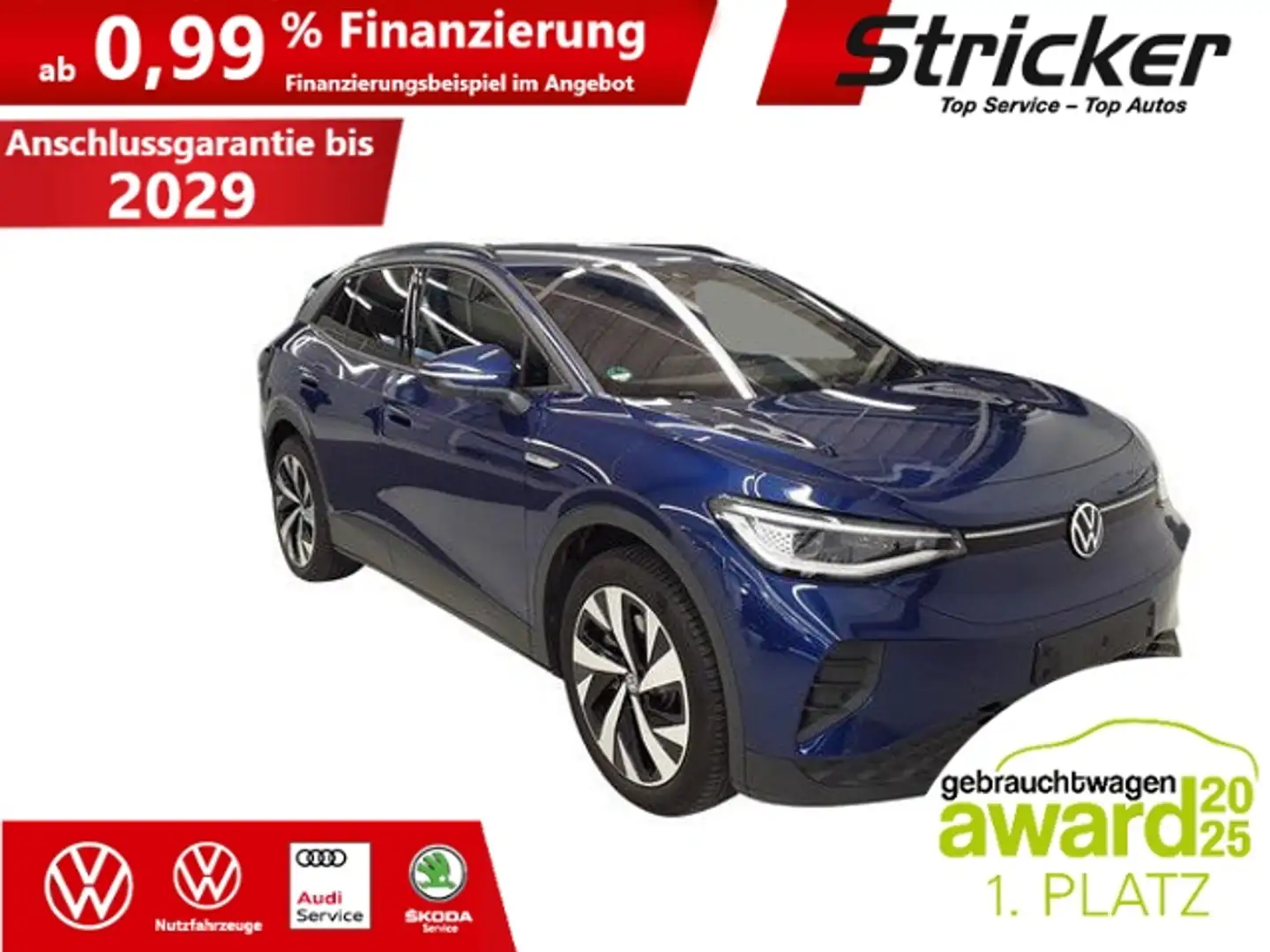 Volkswagen ID.4 Pro Performance 150/77 298,-ohne Anzahlung AHK IQ Blau - 2