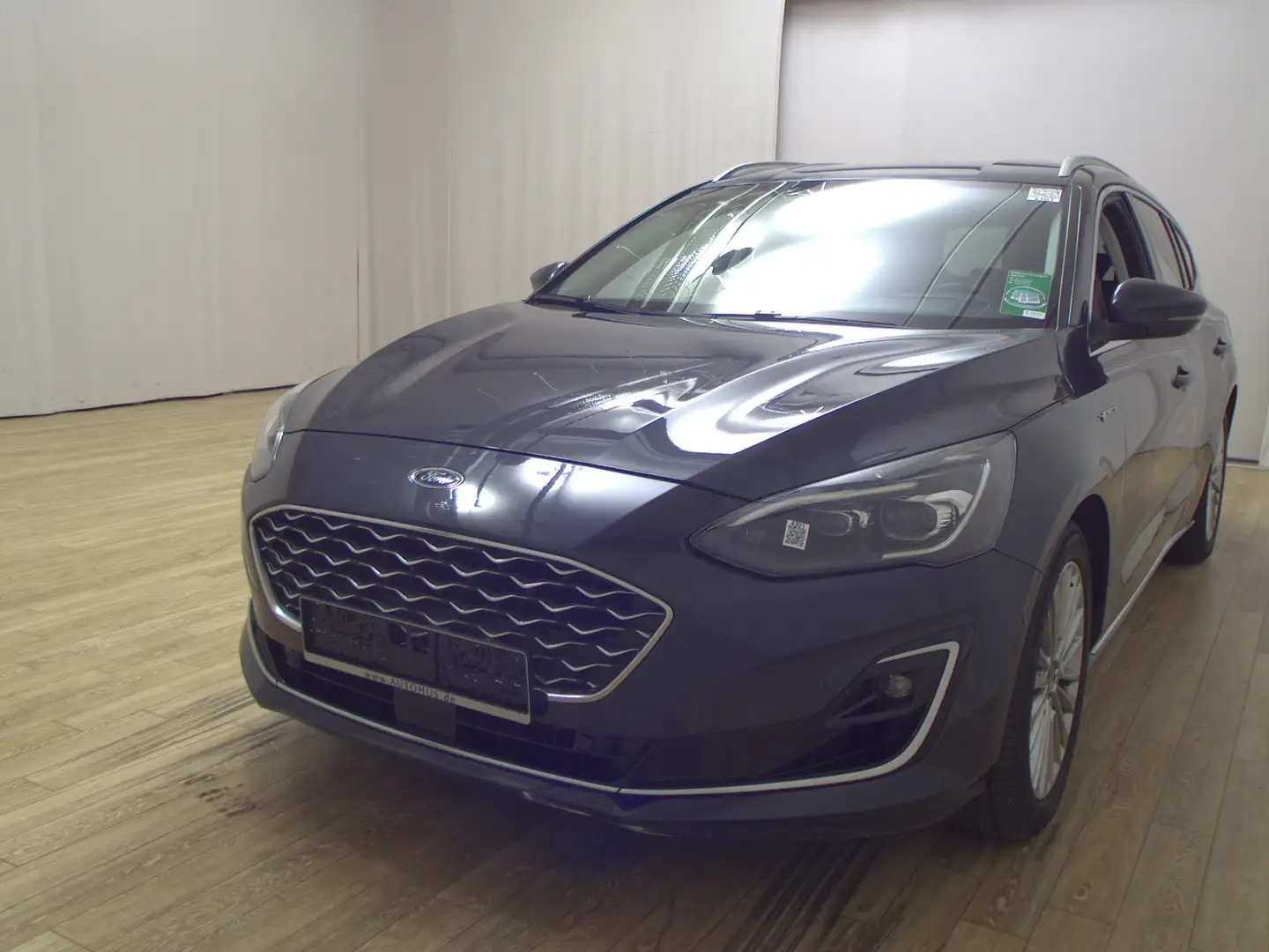 Ford Focus Turnier 1.5 EB Vignale Leder Navi HuD AHK Blu/Azzurro - 2