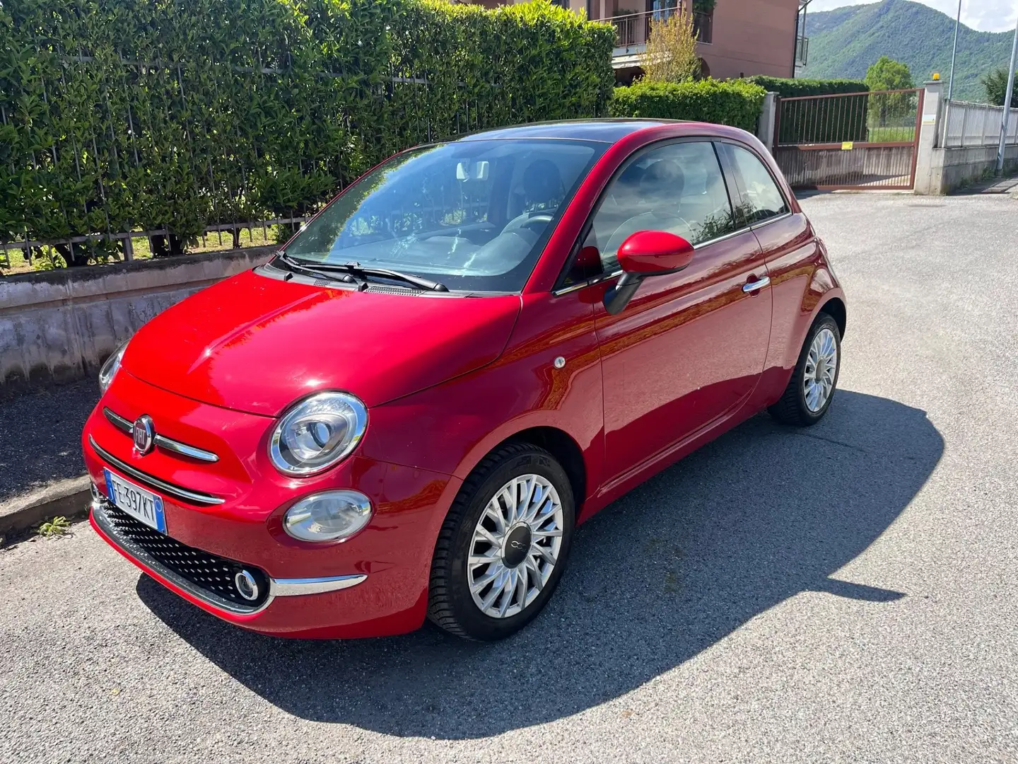 Fiat 500 1.2 Lounge 69cv Rood - 1