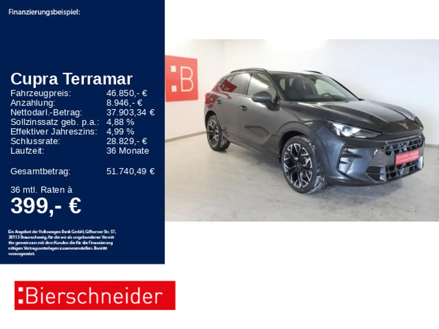 CUPRA Terramar 1.5 e-Hybrid 20 HUD 360KEYLESS Grau - 1