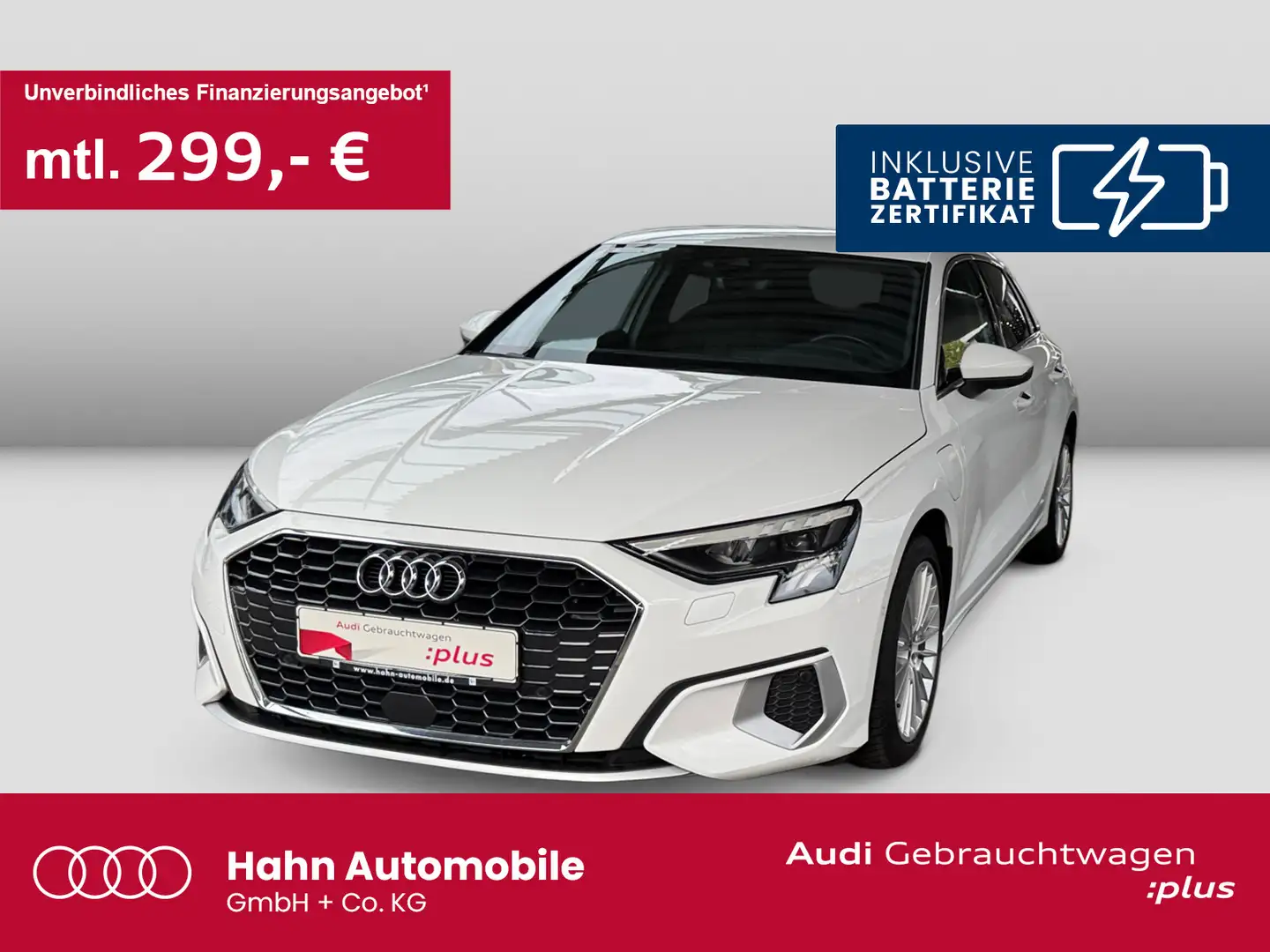 Audi A3 advanced 40TFSIe Sportback S-tronic Virtual C Weiß - 1