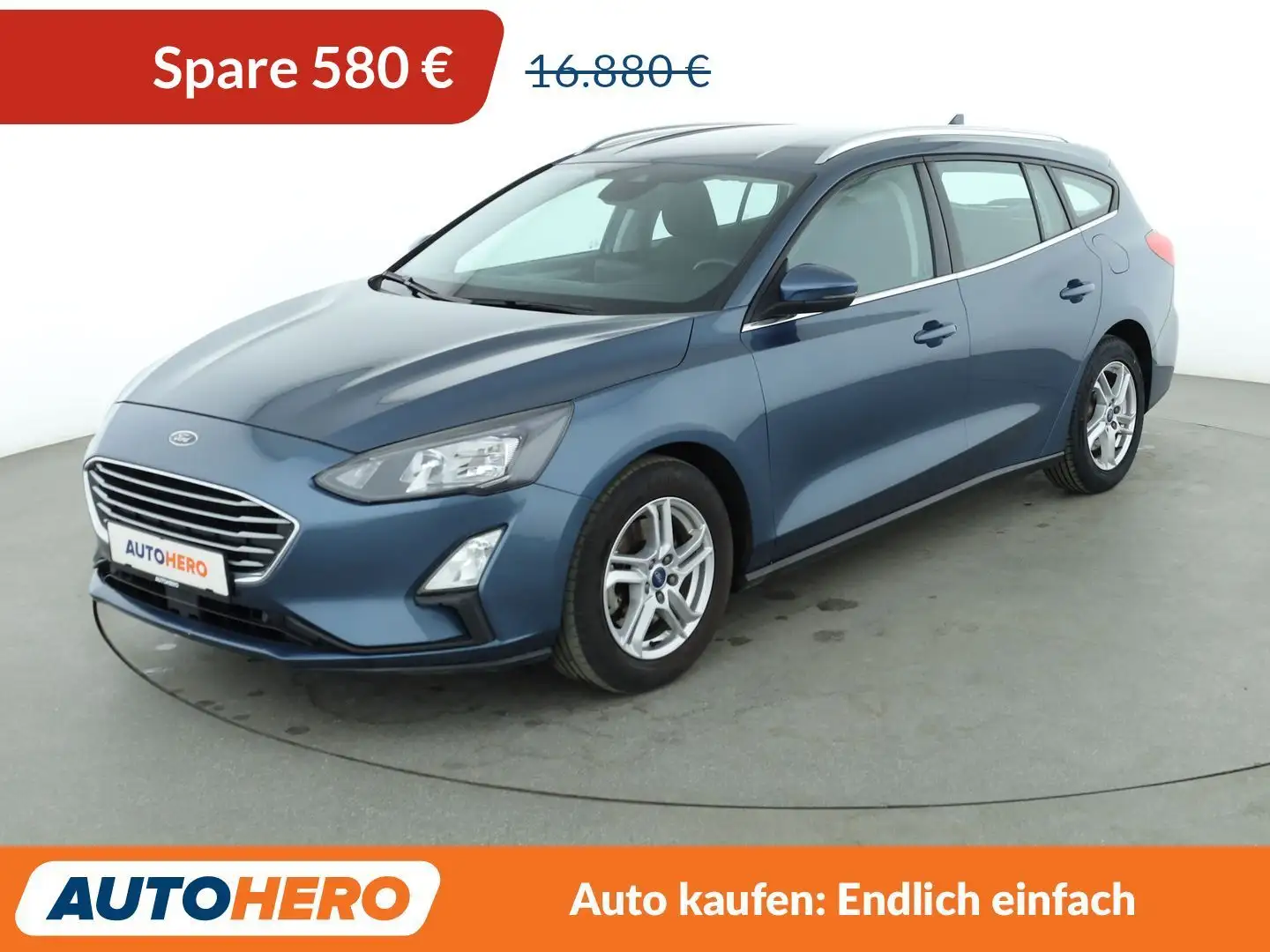 Ford Focus 1.0 EcoBoost Mild-Hybrid Cool & Connect *CAM*PDC* Bleu - 1
